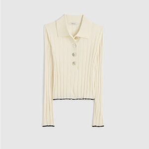 NWT Madewell Ribbed Polo Sweater